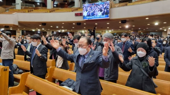 한국교회총무회, 나라와 민족 위한 기도회 개최