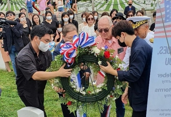 새에덴교회, 미 현지서 한국전 참전용사 보은행사 진행