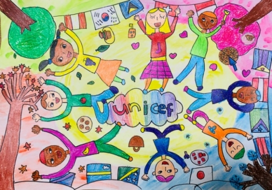 유니세프, 달력 그림 그리기 공모전 수상작 공개