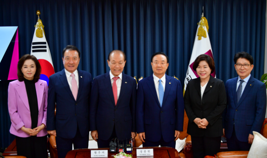 황우여 국민의힘 비상대책위원장, 한교총 내방